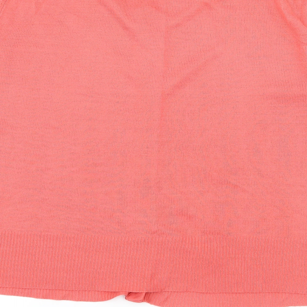 NEXT Womens Pink  Knit Cardigan Jumper Size 16