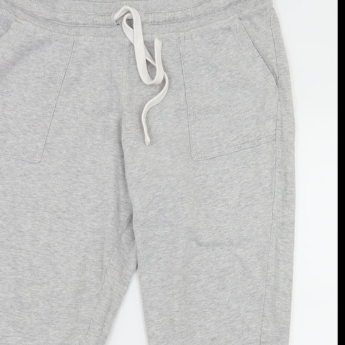 NEXT Womens Grey  Jersey Jogger Trousers Size 16 L23 in