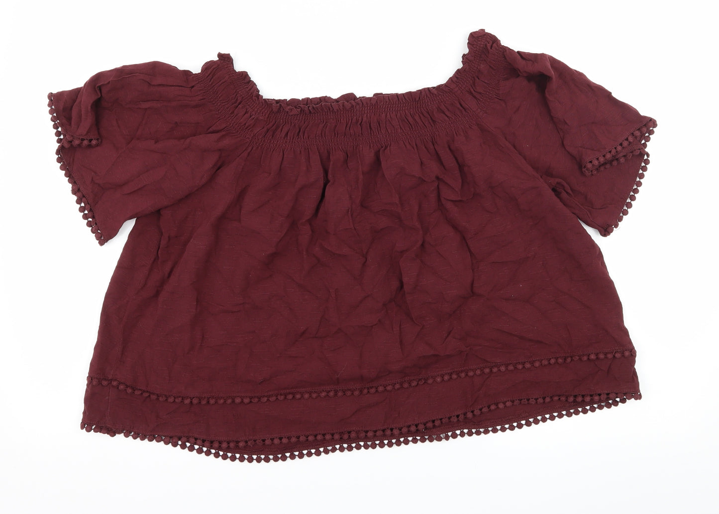 New Look Womens Purple   Basic Blouse Size 14