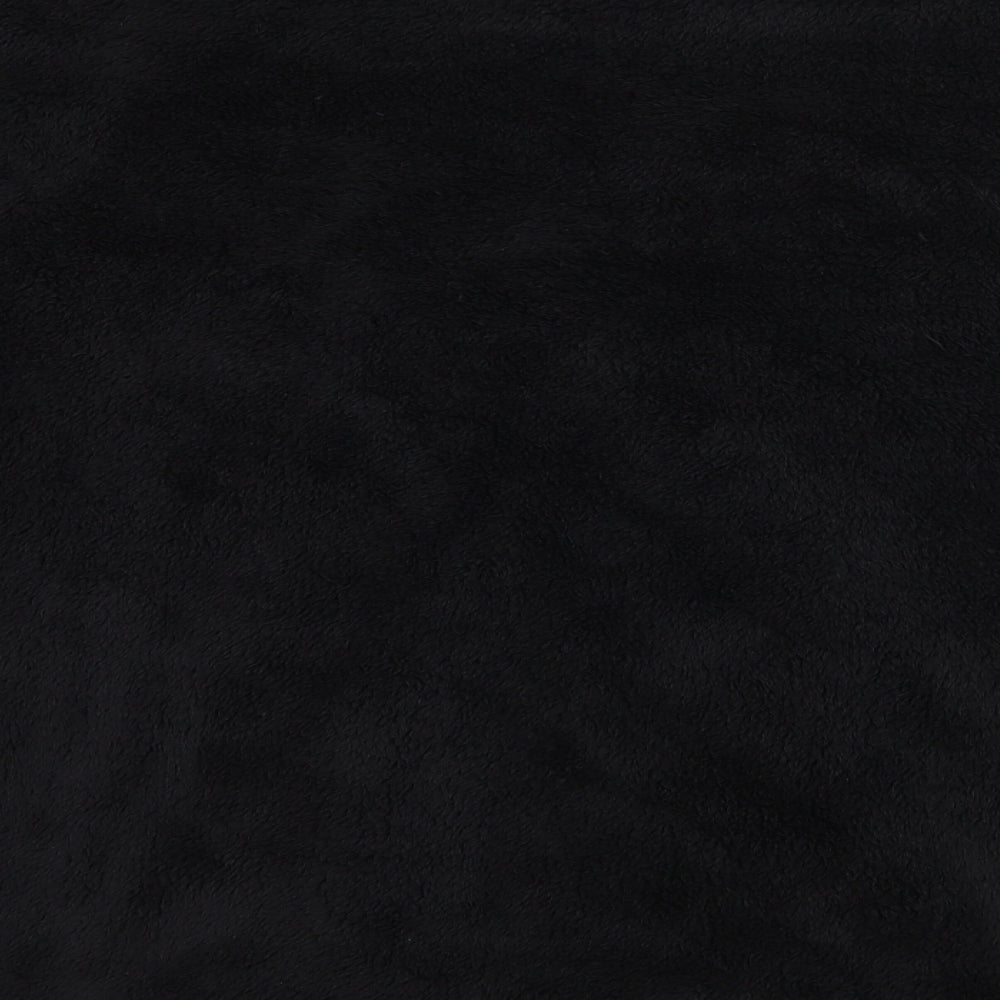 PRETTYLITTLETHING Womens Black  Microfibre Pullover Sweatshirt Size 8