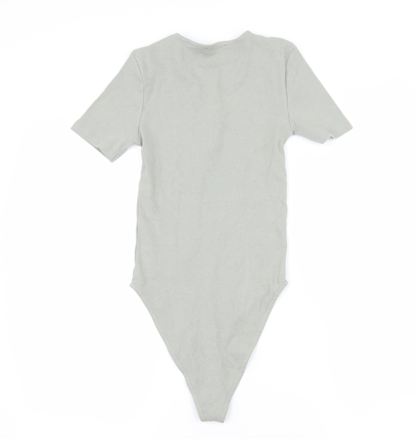 Zara Womens Green  Jersey Bodysuit One-Piece Size S