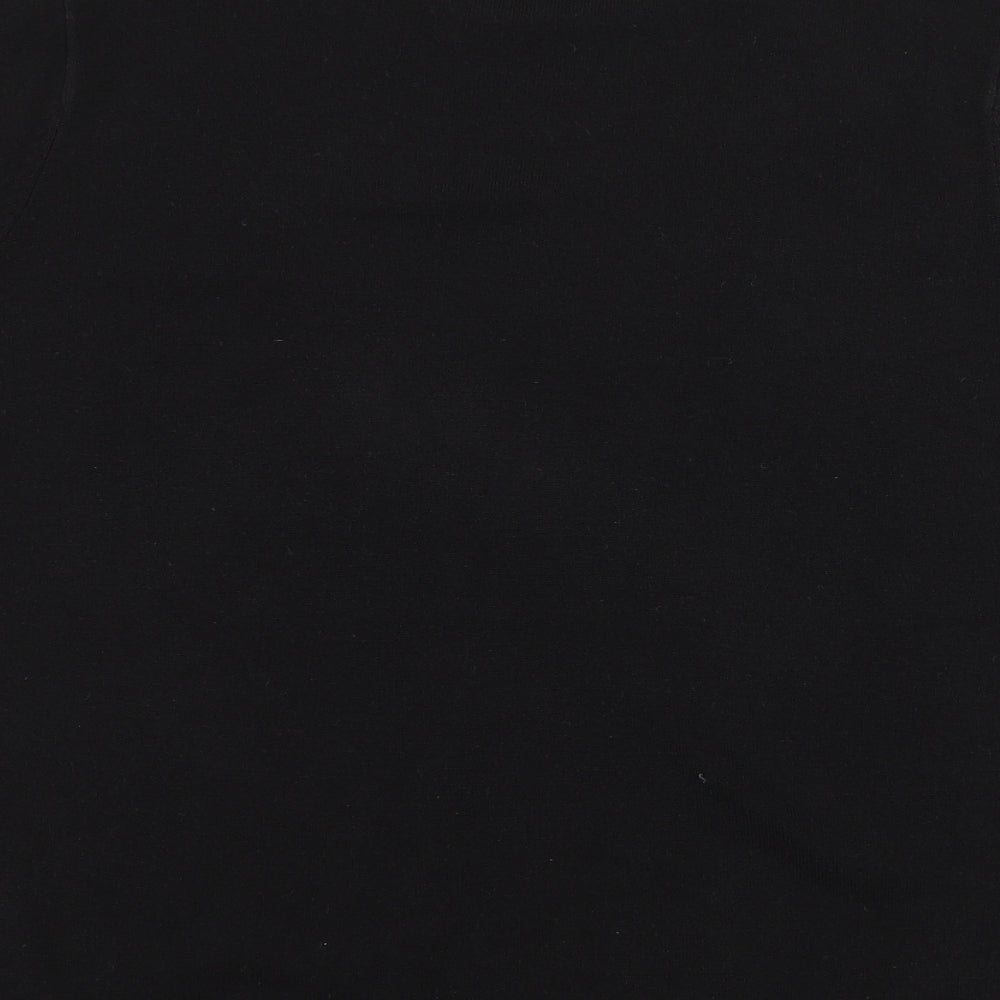 BHS Womens Black  Knit Basic T-Shirt Size 22