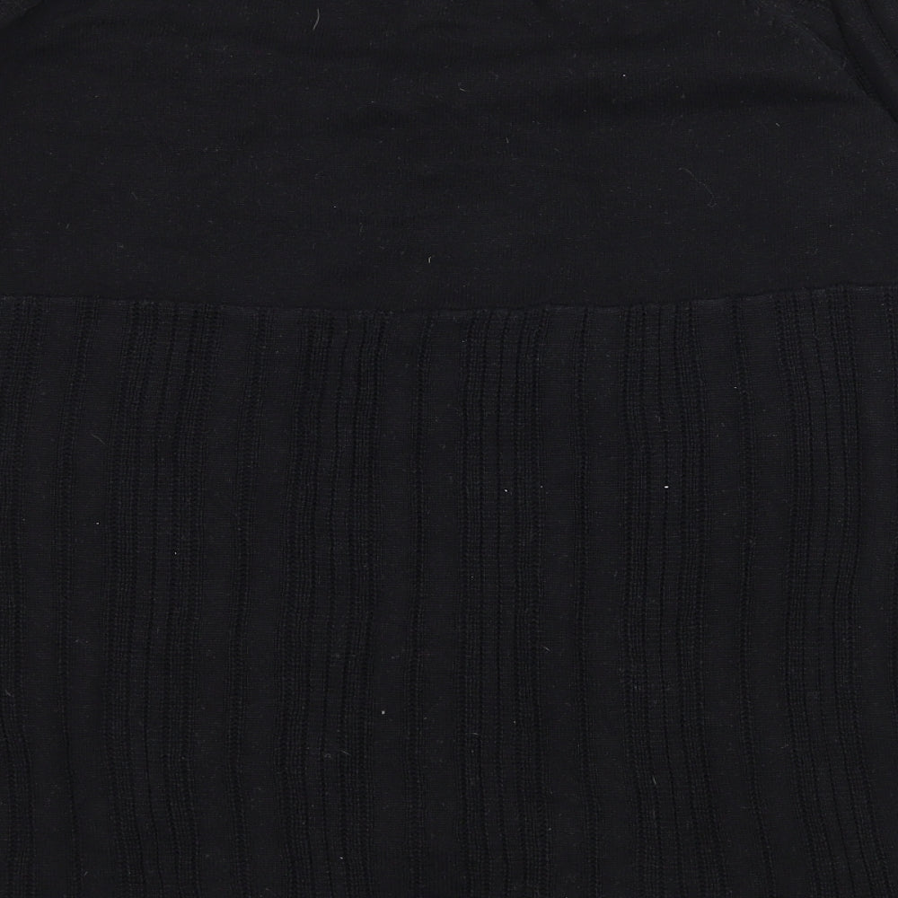 Kangol Womens Black  Knit Cardigan Jumper Size 16