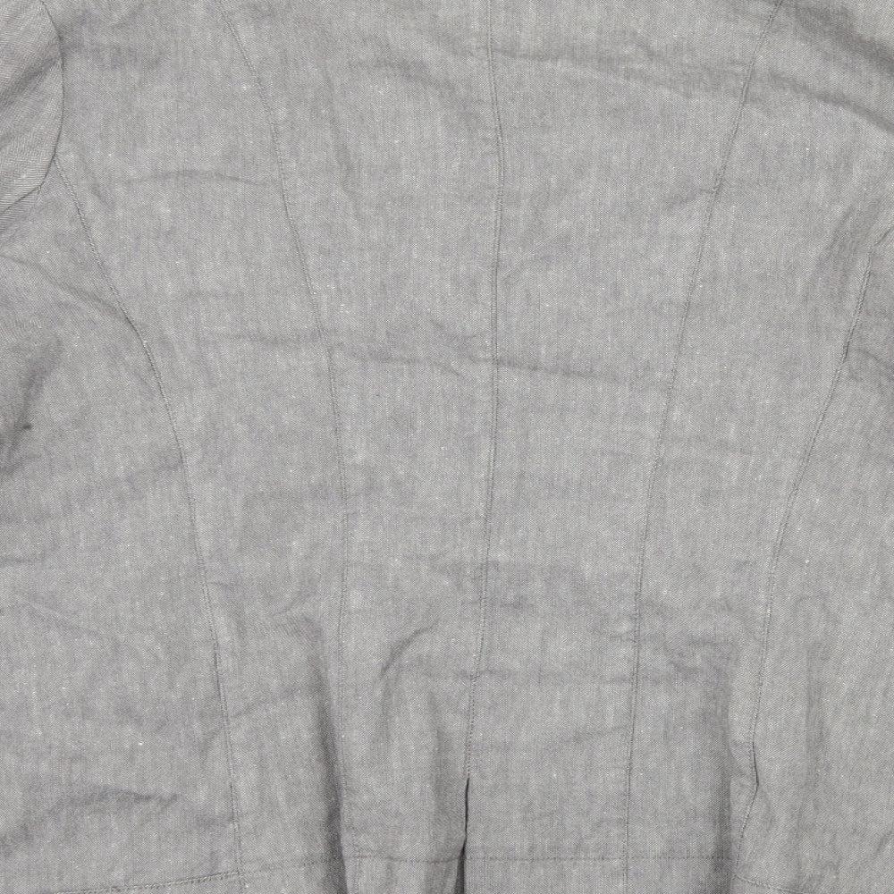 Per Una Womens Grey   Jacket Blazer Size 22