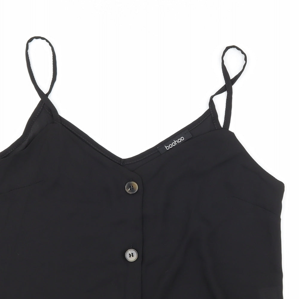Boohoo Womens Black   Camisole Tank Size 8