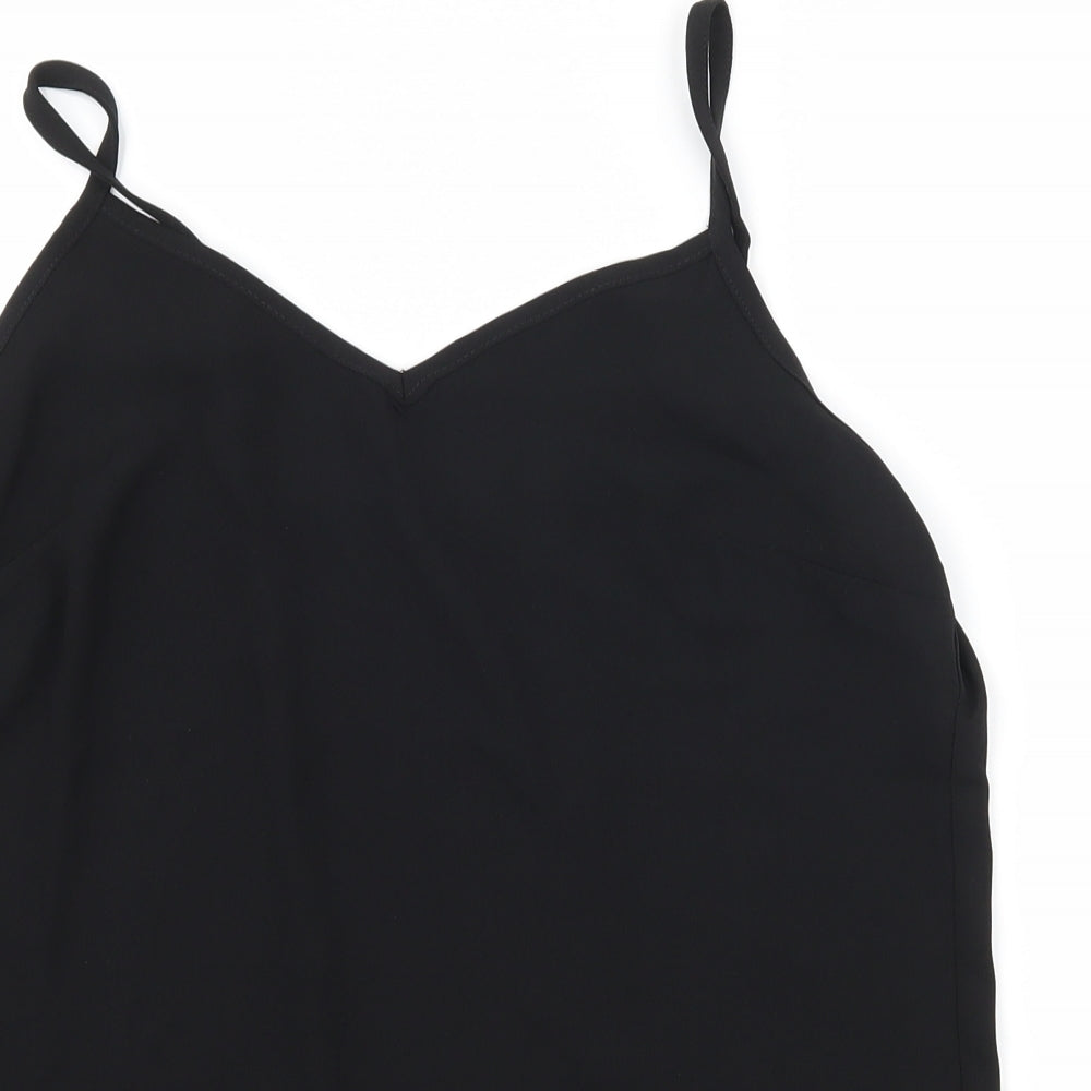 Very Womens Black   Camisole T-Shirt Size 8