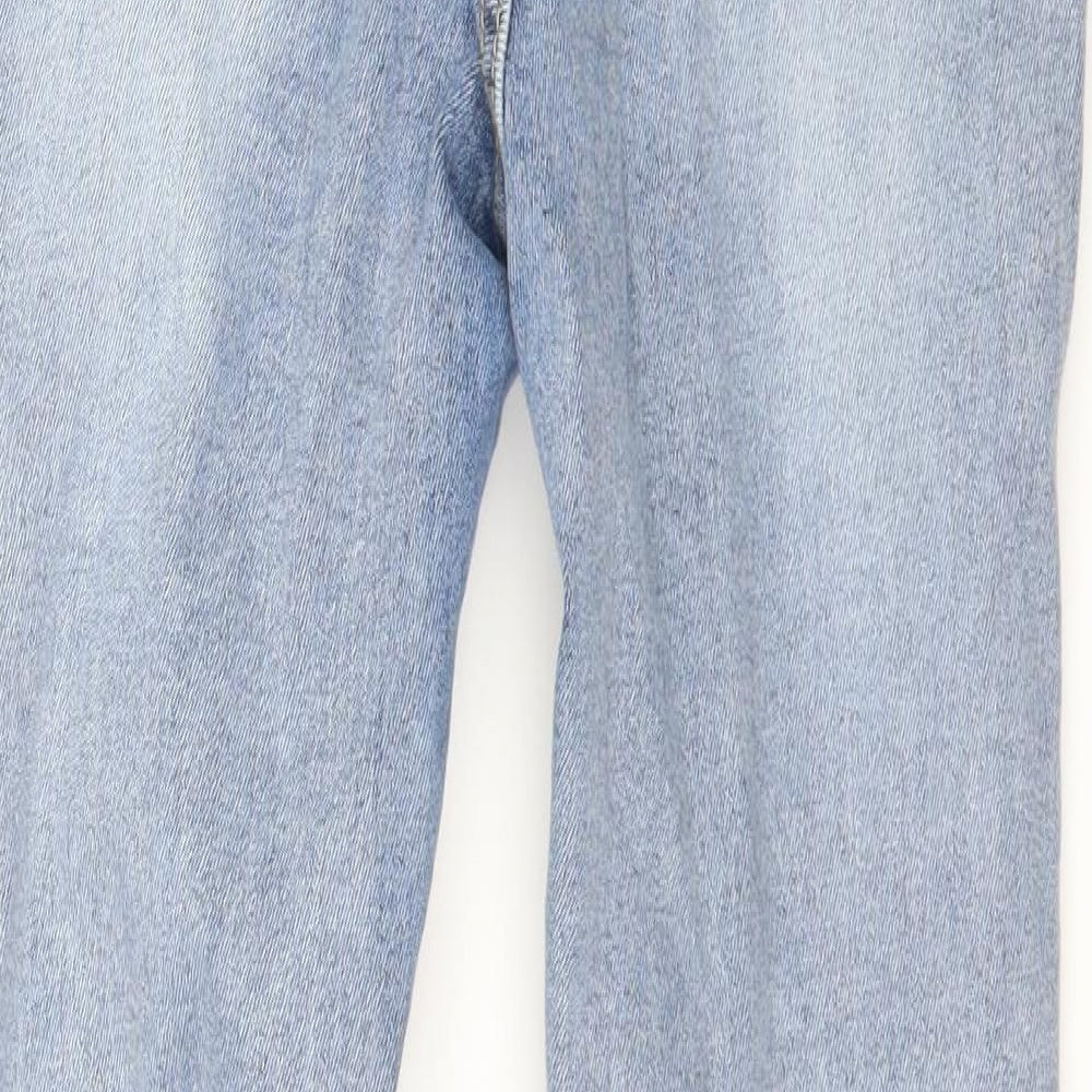 PRETTYLITTLETHING Womens Blue  Denim Skinny Jeans Size 8 L27 in