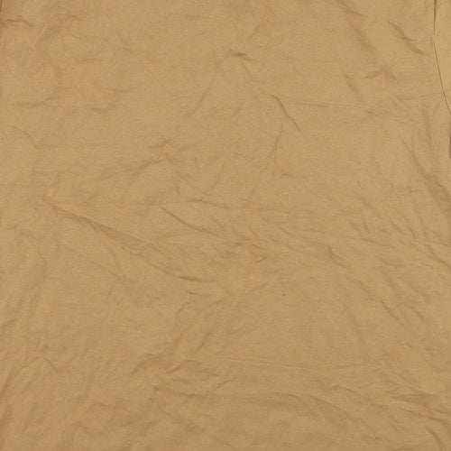 Burton Mens Brown Striped Jersey  T-Shirt Size M