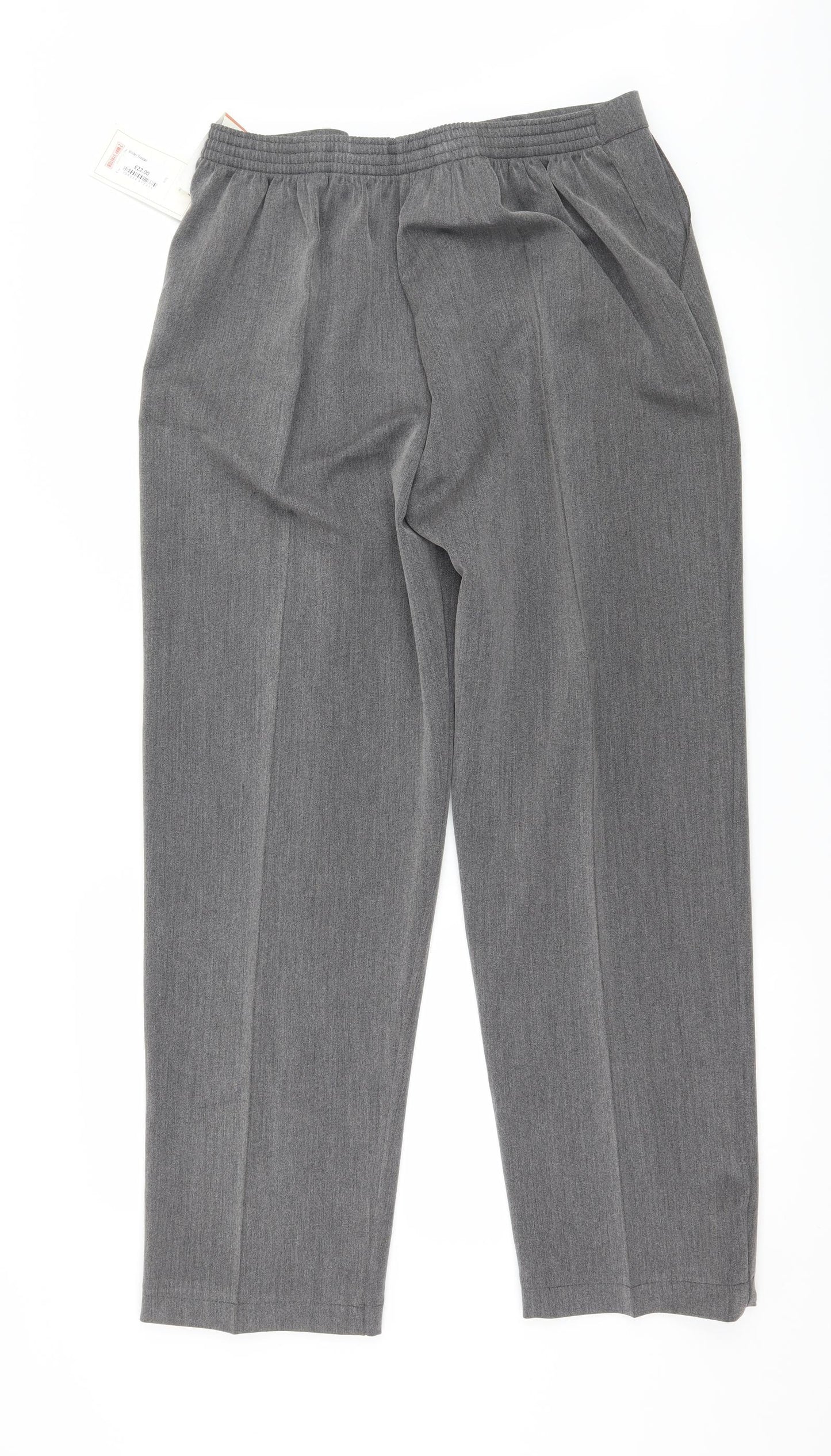Emma Collection Womens Grey   Trousers  Size 18 L29 in
