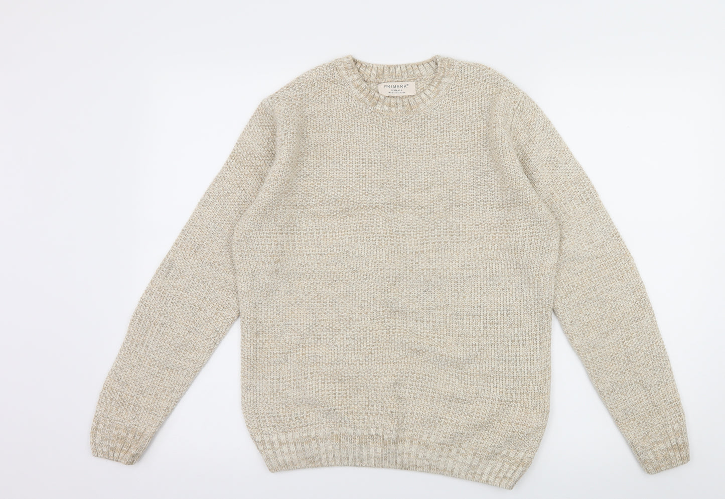 Primark Girls Ivory  Knit Pullover Jumper Size XS