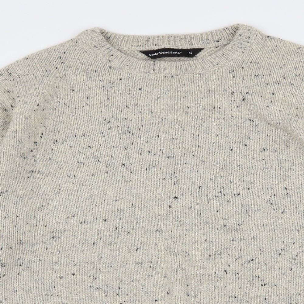 Cedar Wood State Womens Orange  Knit Pullover Jumper Size S