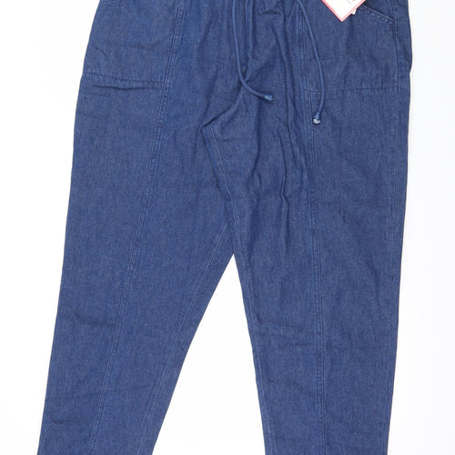 Julipa Womens Blue  Denim Tapered Jeans Size 24 L30 in