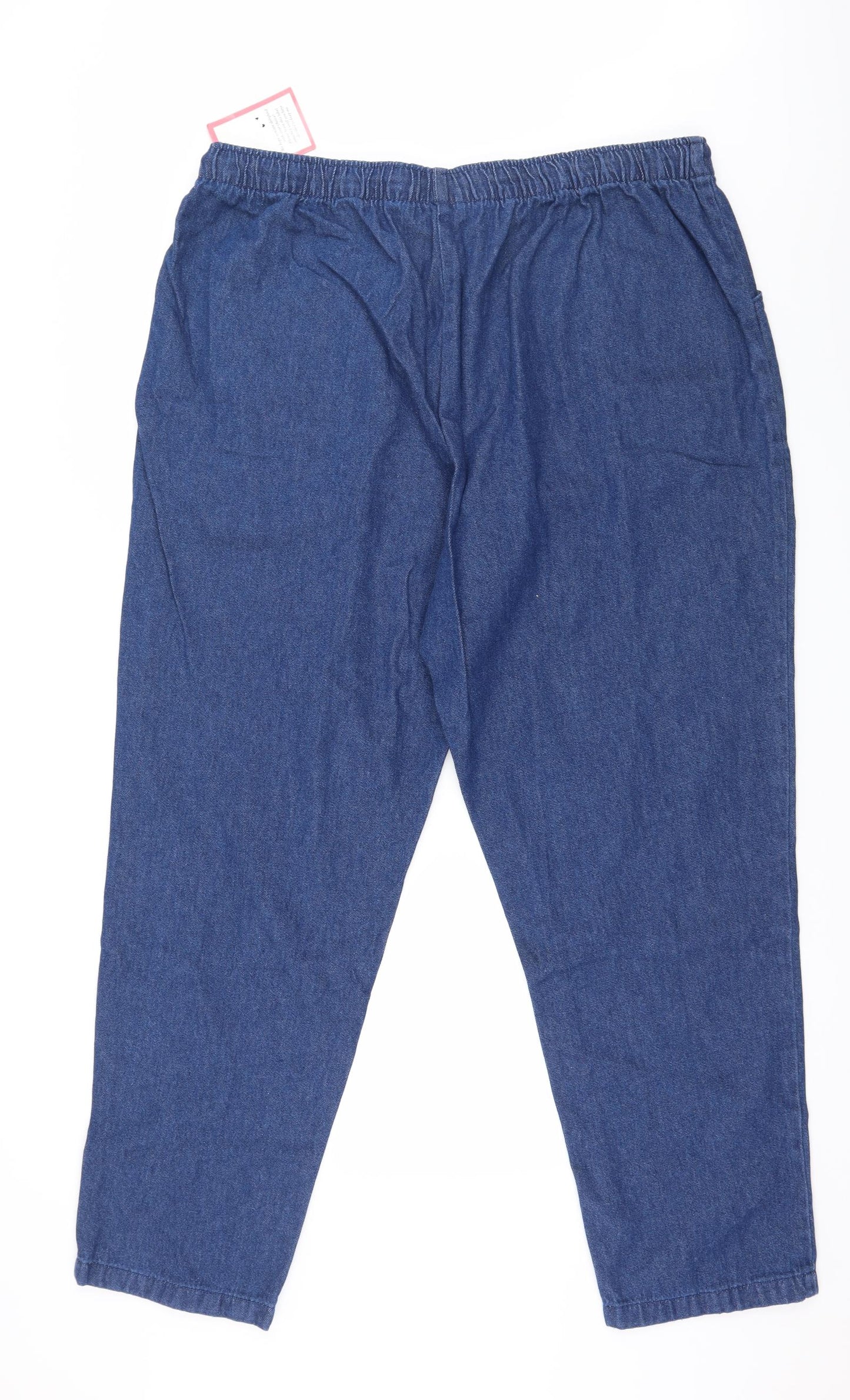 Julipa Womens Blue  Denim Tapered Jeans Size 24 L30 in