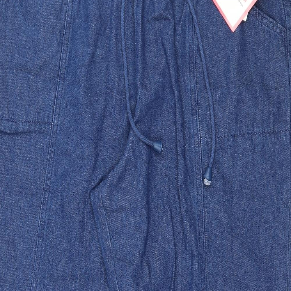 Julipa Womens Blue  Denim Tapered Jeans Size 24 L30 in