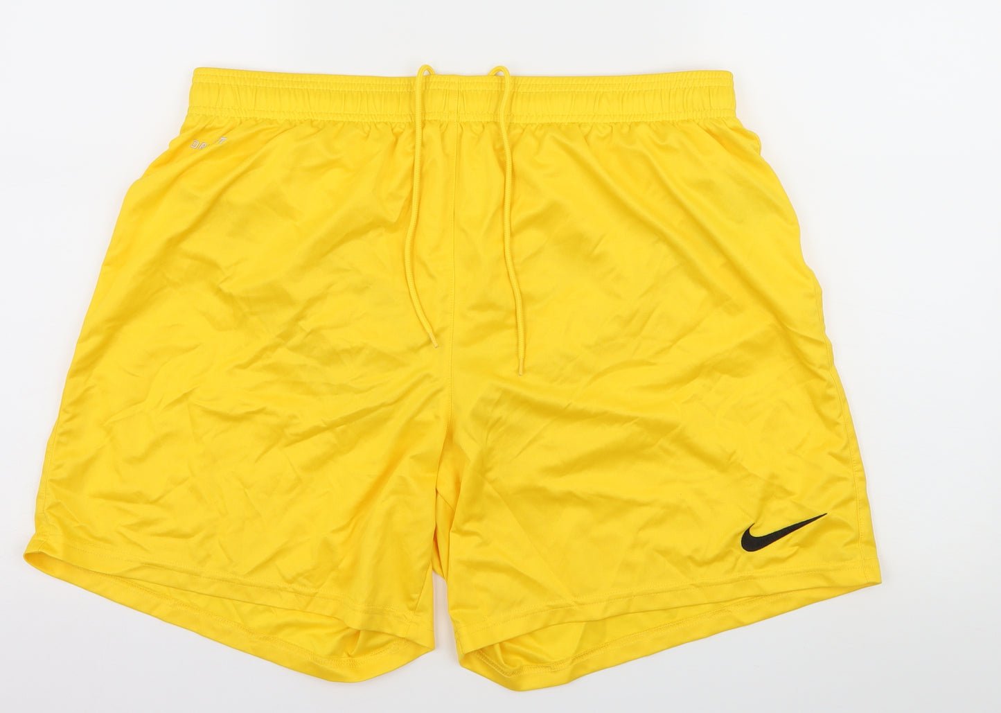 Nike Mens Yellow   Sweat Shorts Size XL
