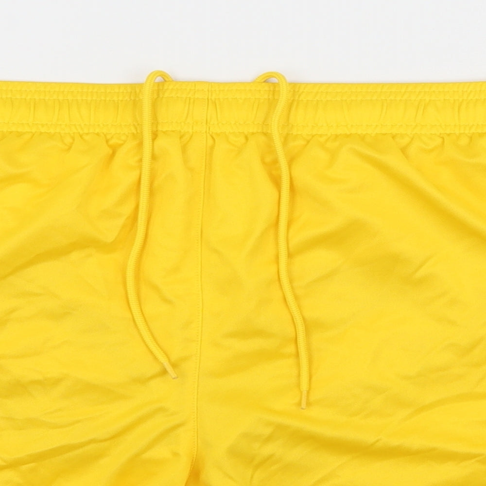 Nike Mens Yellow   Sweat Shorts Size XL