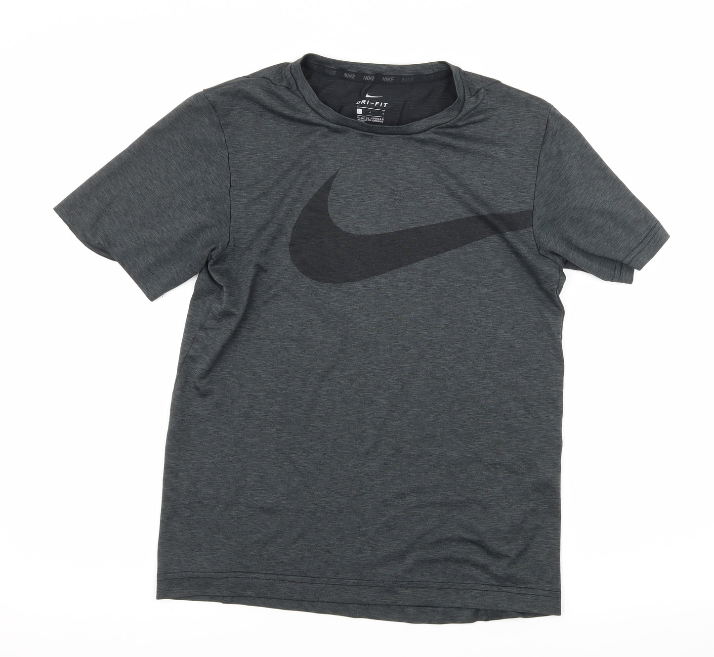 Nike Boys Grey  Jersey Basic T-Shirt Size L