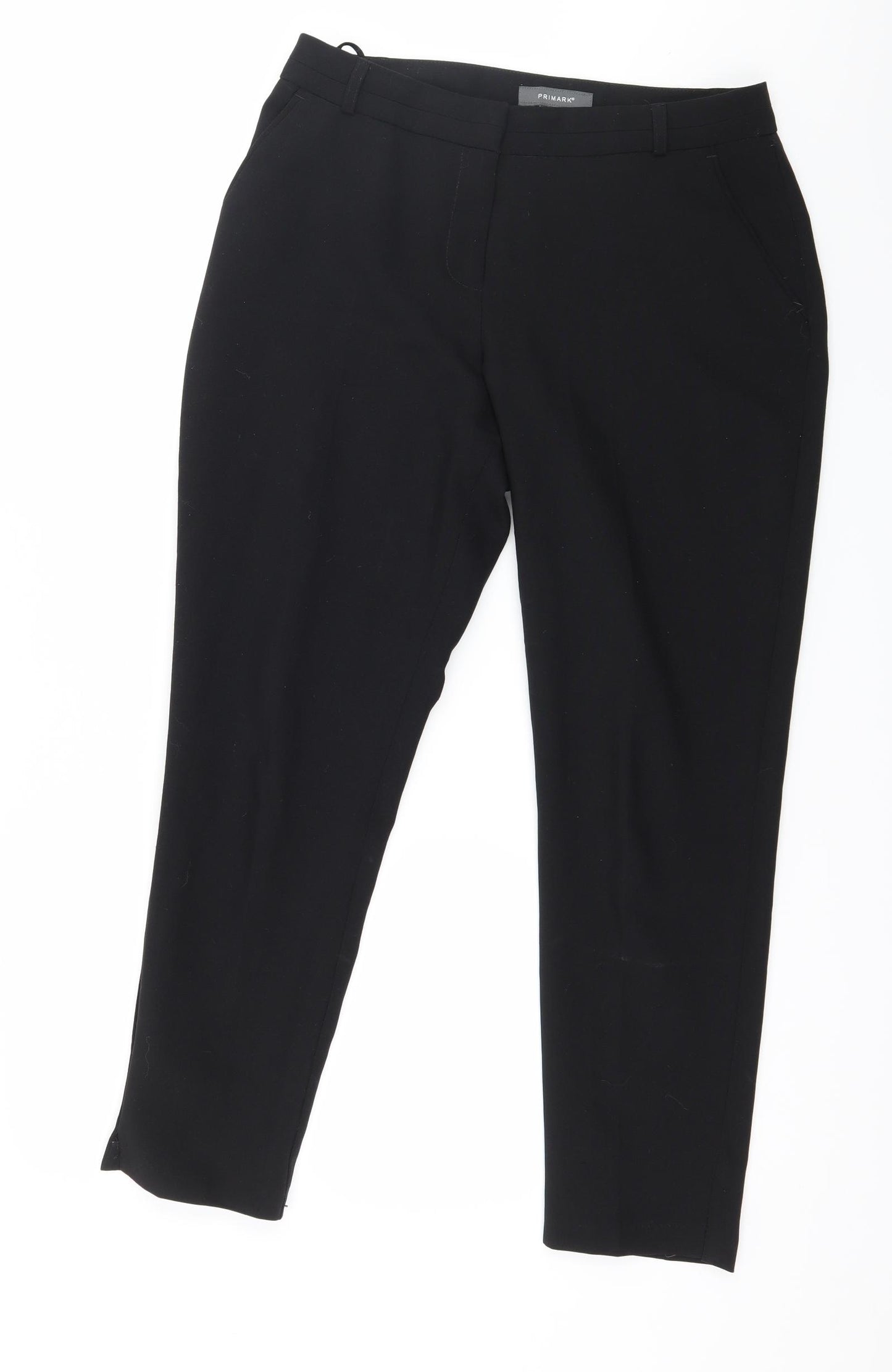 Primark Womens Black   Trousers  Size 10 L26 in