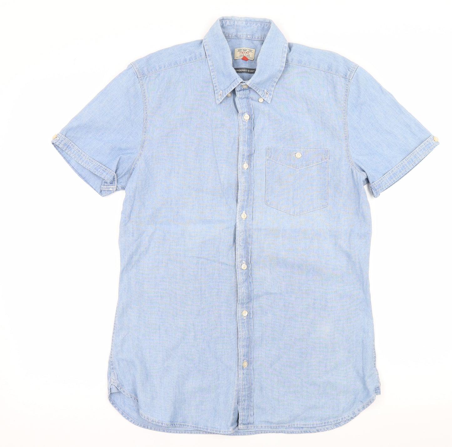 NEXT Mens Blue    Button-Up Size S