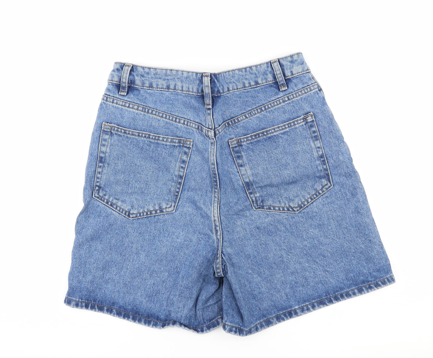 Denim & Co. Womens Blue  Denim Bermuda Shorts Size 10