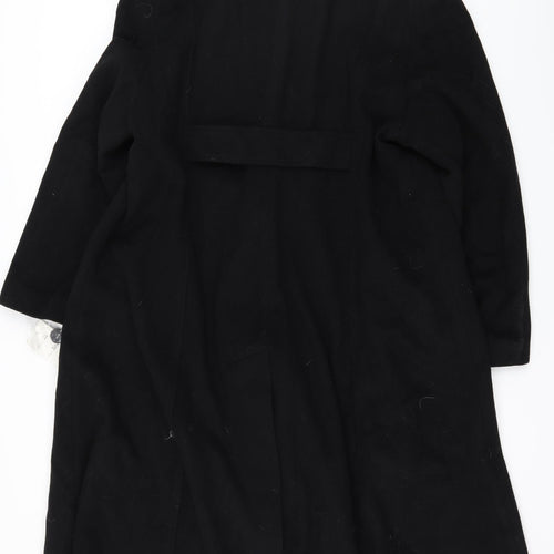 Classics Womens Black   Overcoat Coat Size 24