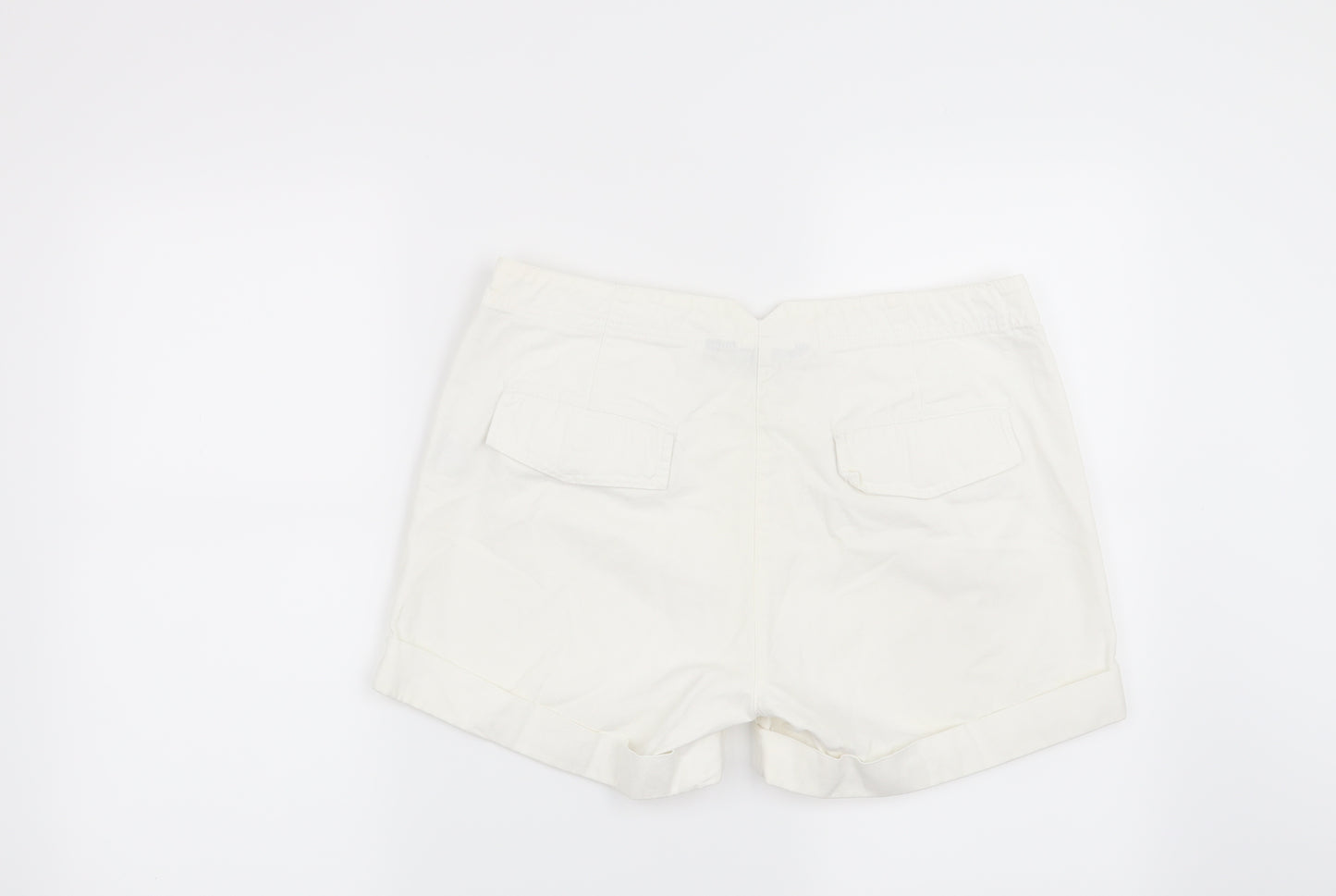 Boden Womens White   Cut-Off Shorts Size 12