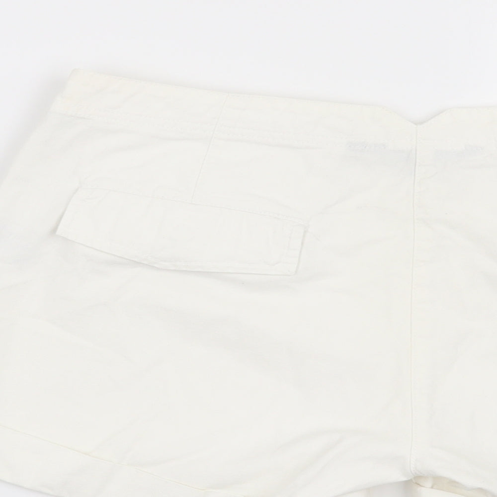 Boden Womens White   Cut-Off Shorts Size 12