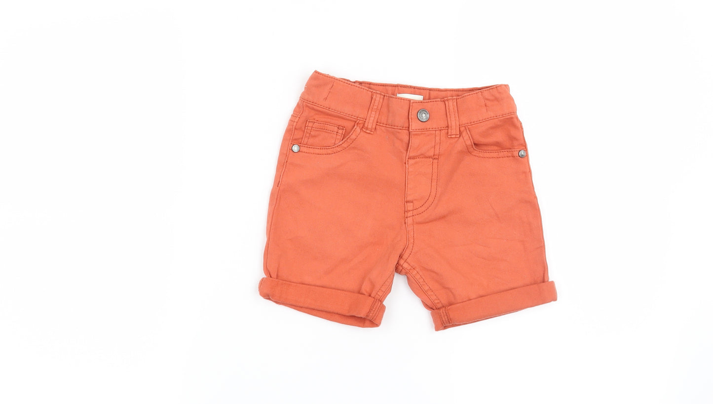 F&F Boys Orange   Chino Shorts Size 2-3 Years