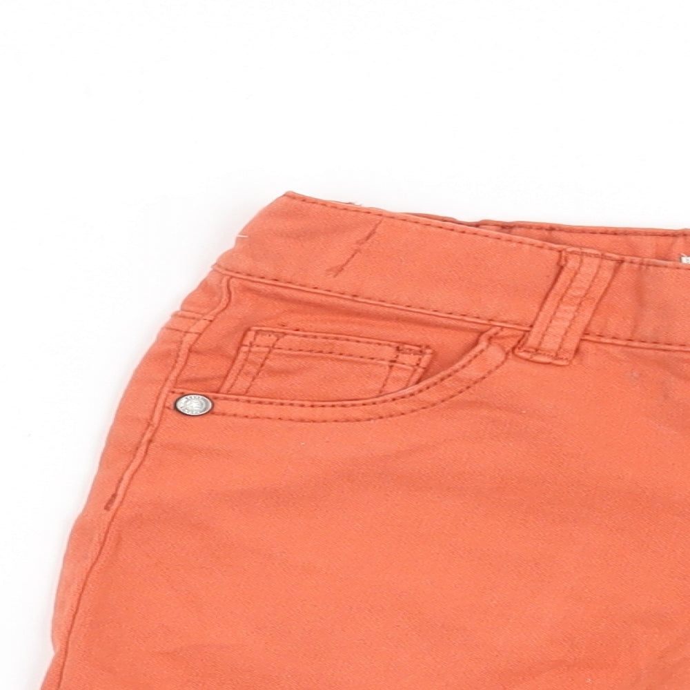 F&F Boys Orange   Chino Shorts Size 2-3 Years