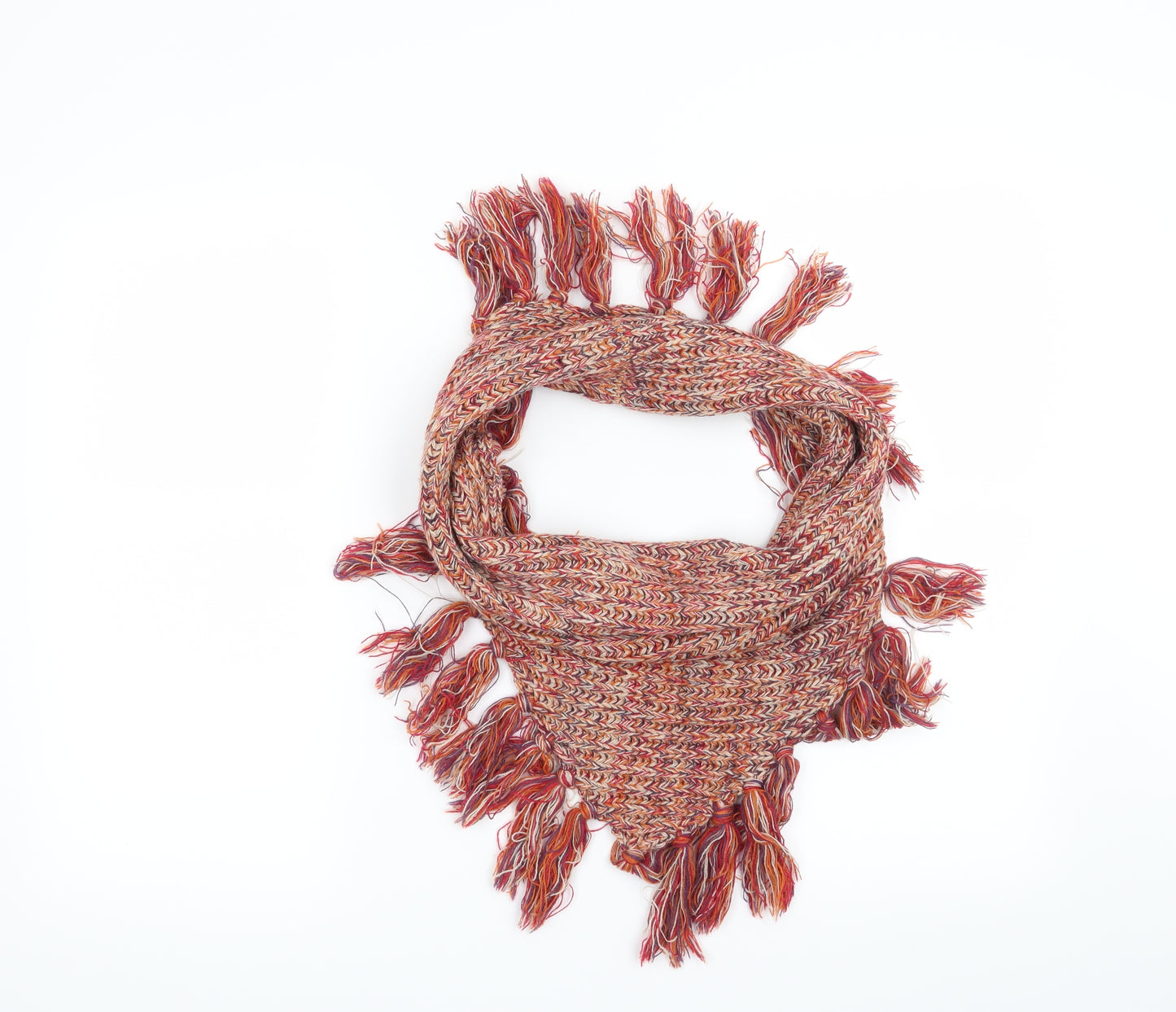 Preworn Womens Orange    Scarf