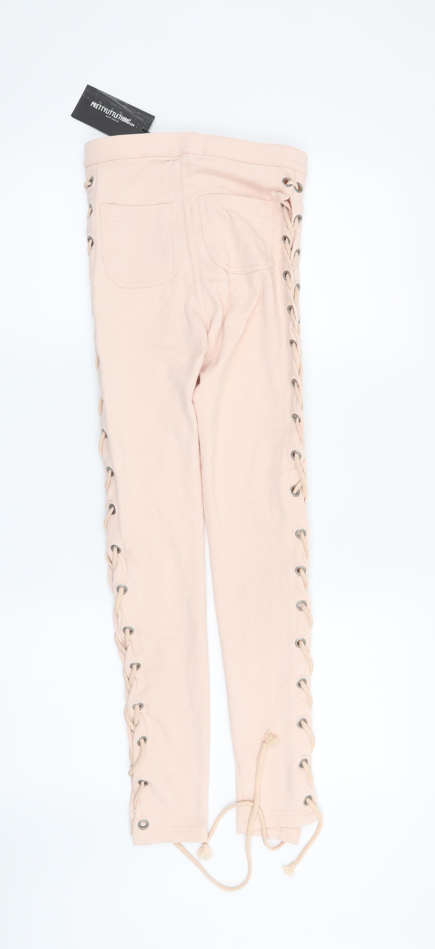 Pretty Little Thing Womens Pink   Capri Leggings Size 4 L26 in