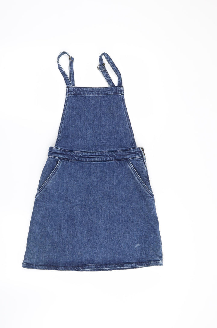 ASOS Womens Blue Pinafore/Dungaree Dress Size 8