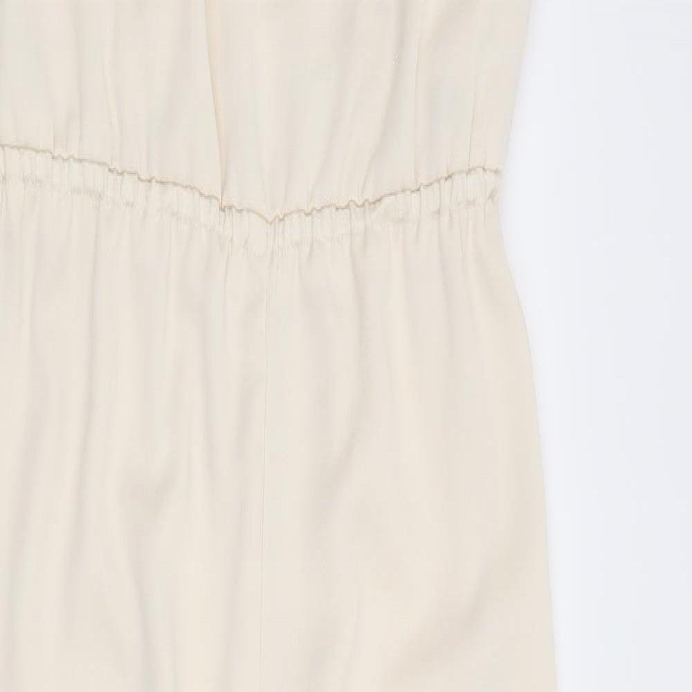Topshop Womens Beige   Jumpsuit One-Piece Size 6
