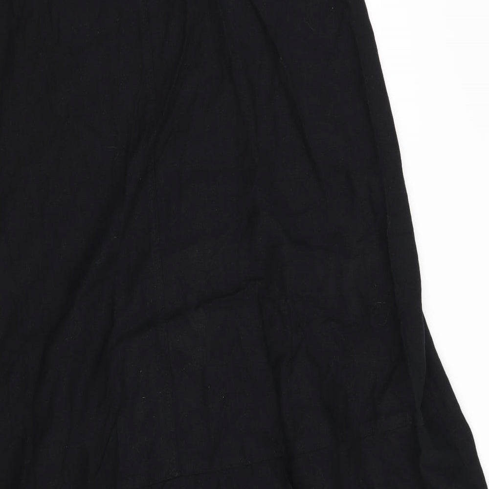 Papaya Womens Black   A-Line Skirt Size 18
