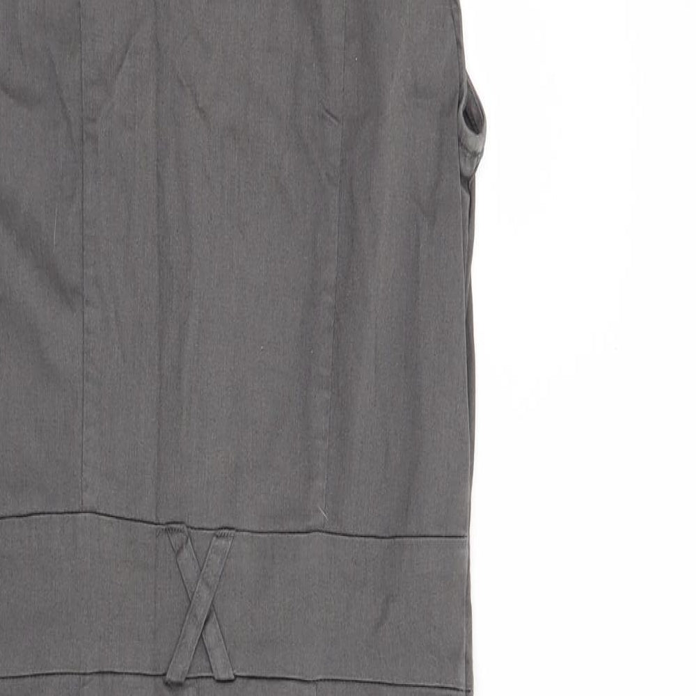 H&M Womens Grey   Shirt Dress  Size 8