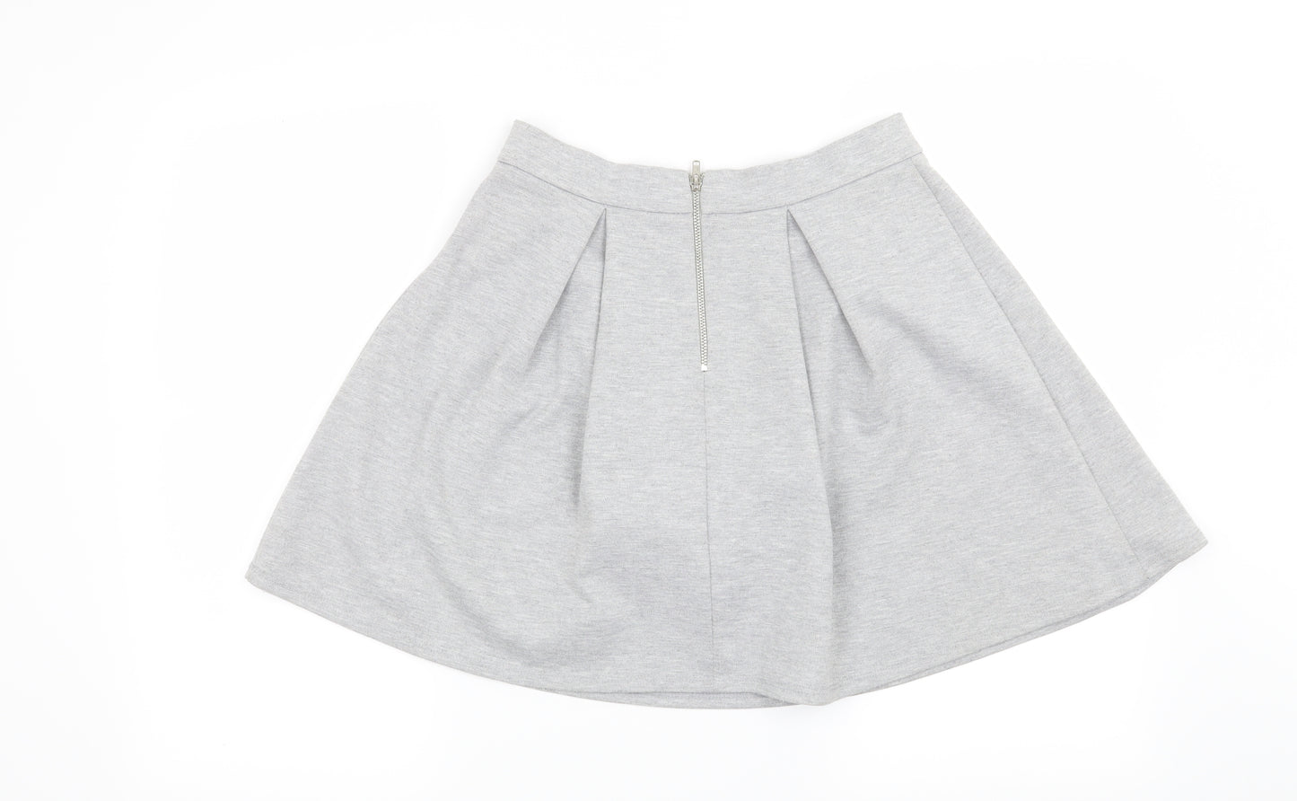 Miss Selfridge Womens Grey   A-Line Skirt Size 10