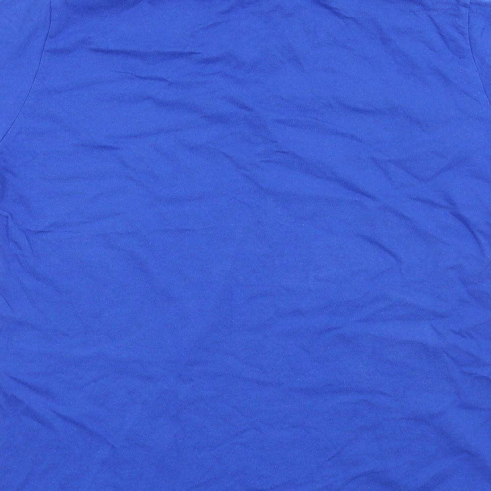 Preworn Womens Blue   Basic T-Shirt Size XL  - In my defence , they left me unsupervised