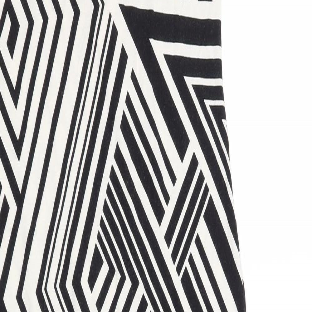 Atmosphere Womens Black Geometric  Maxi  Size 10