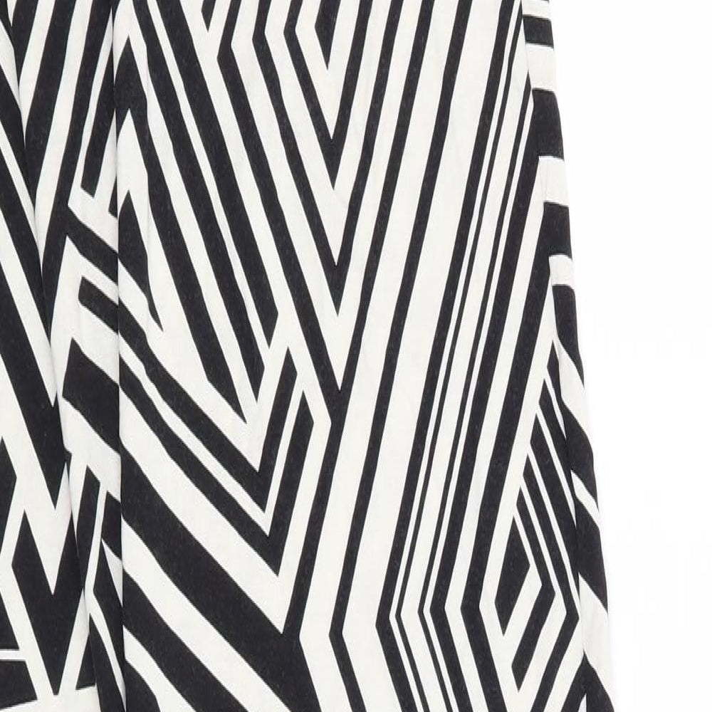 Atmosphere Womens Black Geometric  Maxi  Size 10