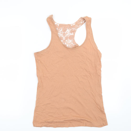 La Redoute Womens Orange Floral  Basic T-Shirt Size 10