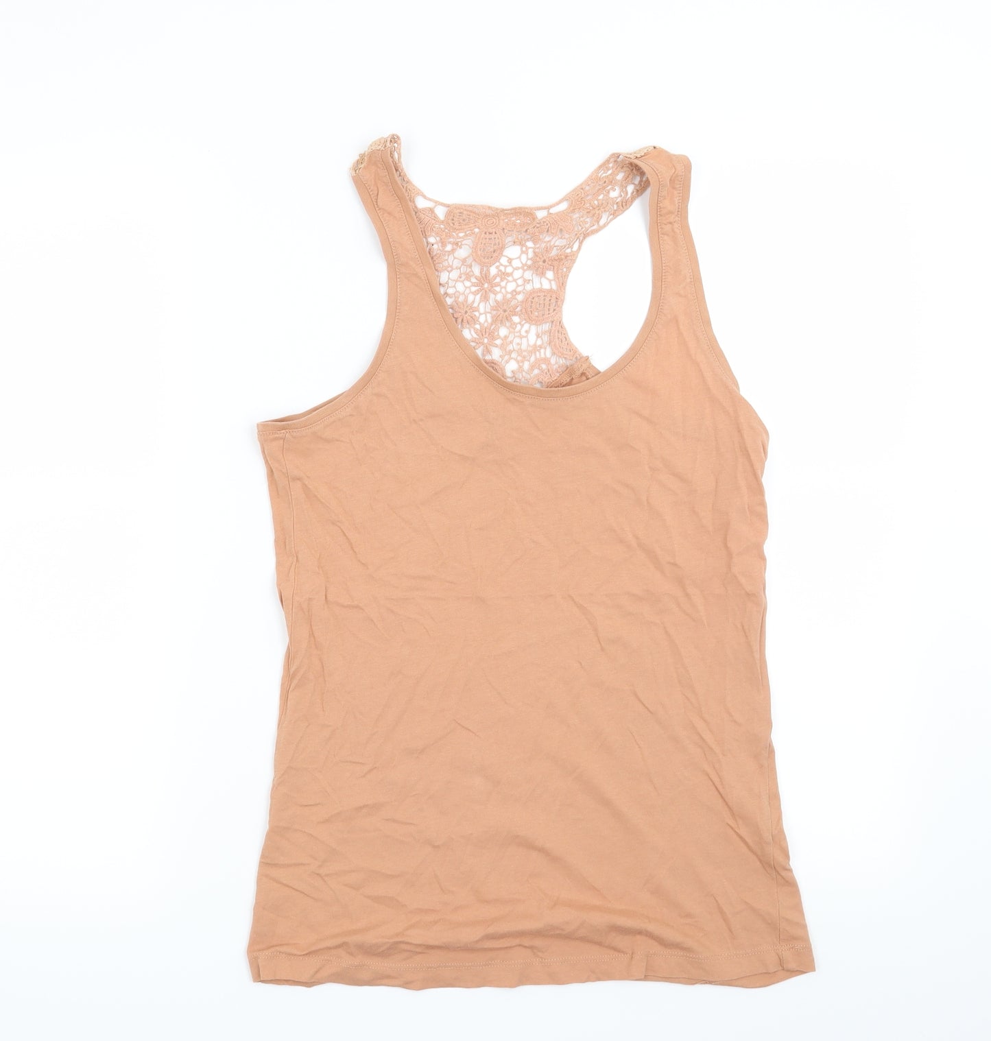 La Redoute Womens Orange Floral  Basic T-Shirt Size 10