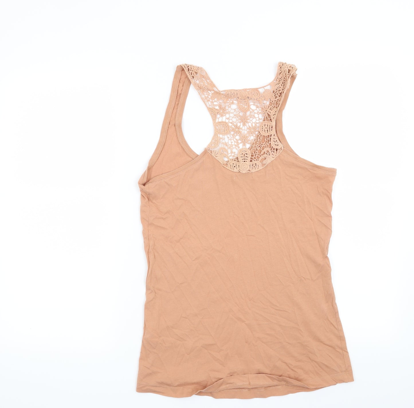 La Redoute Womens Orange Floral  Basic T-Shirt Size 10