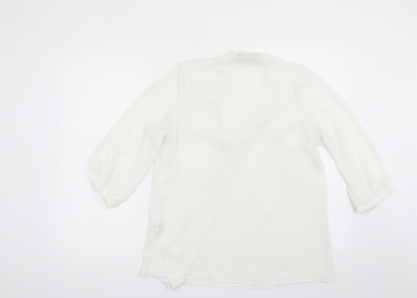 Atmosphere Womens White   Basic Blouse Size 12