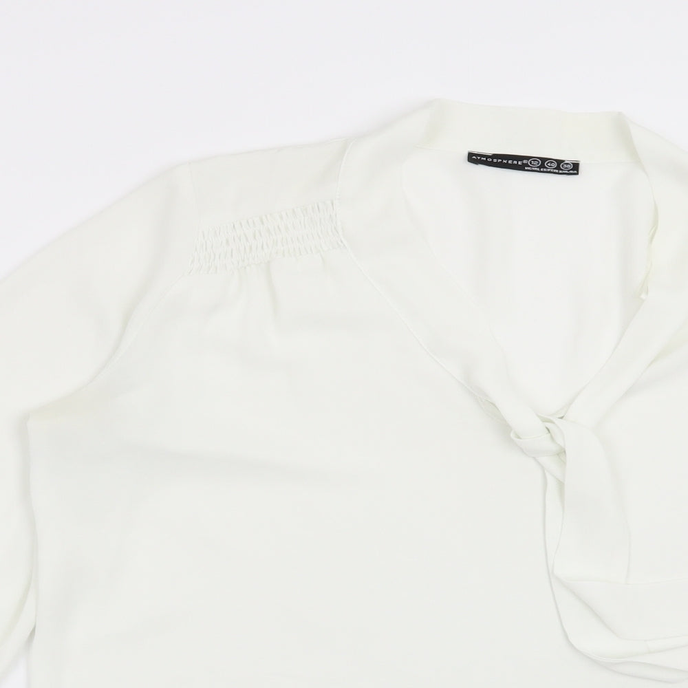 Atmosphere Womens White   Basic Blouse Size 12