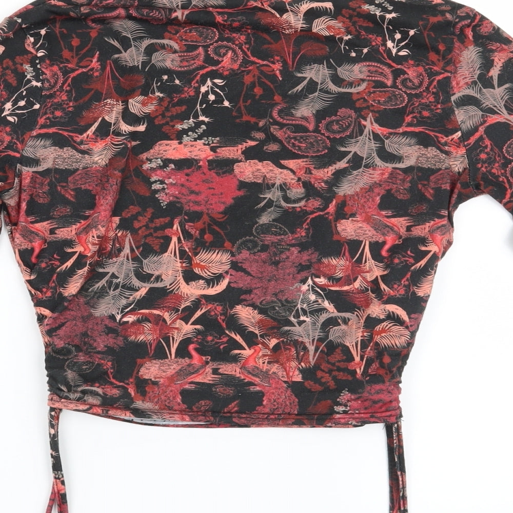 Pretty Little Thing Womens Black   Basic Blouse Size 10