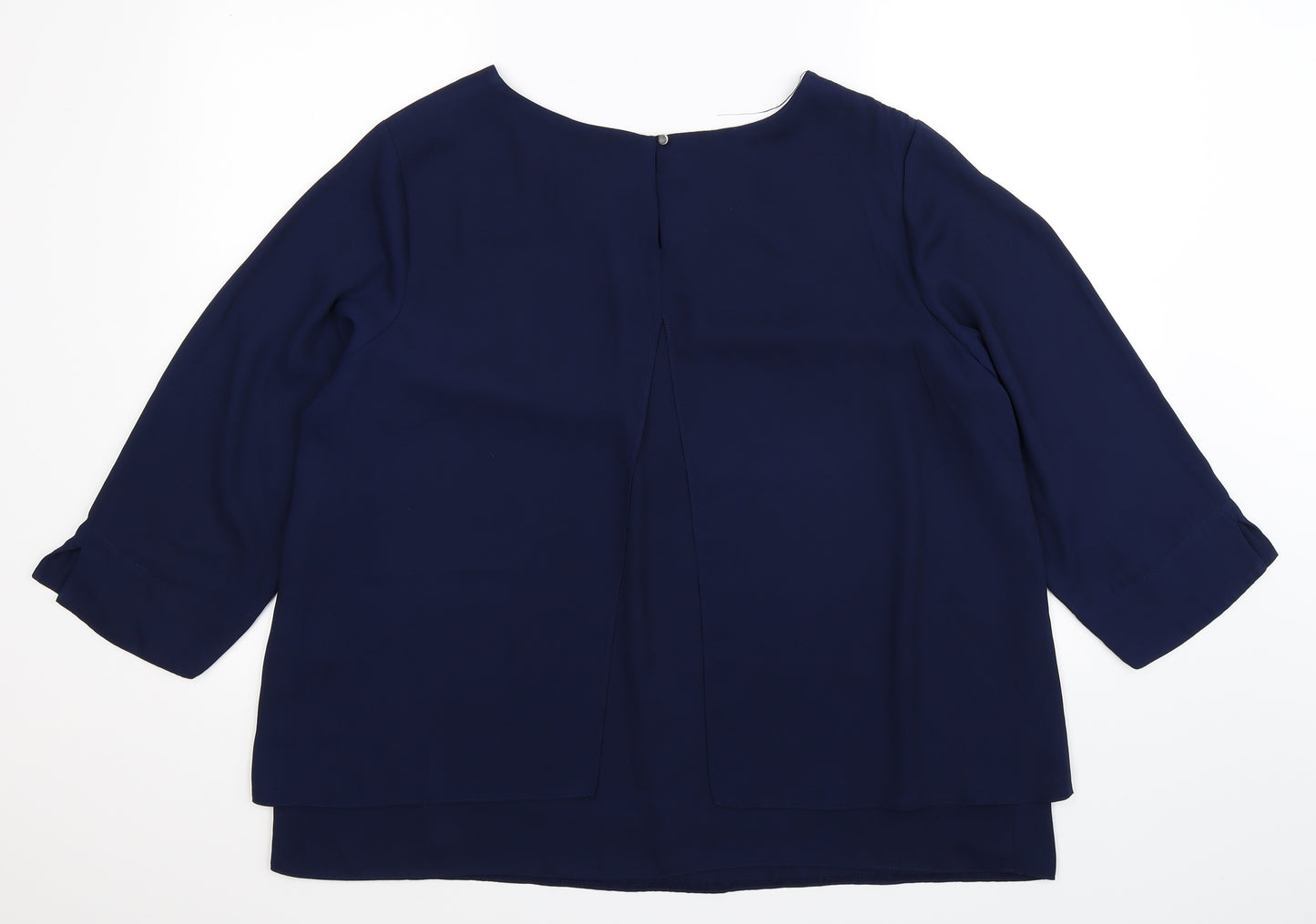 Wallis Womens Blue   Basic Blouse Size 18