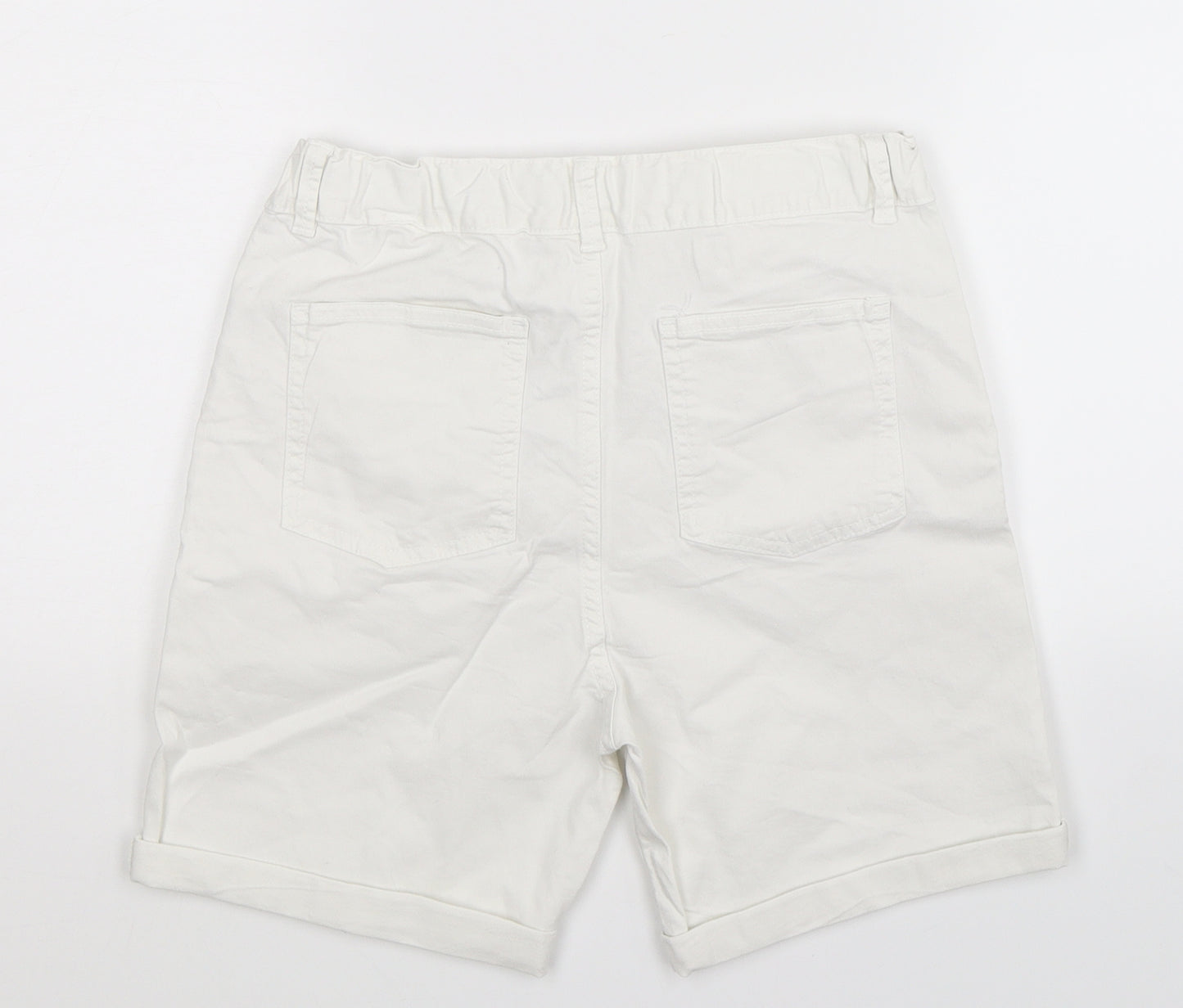 F&F Boys White   Chino Shorts Size 11-12 Years
