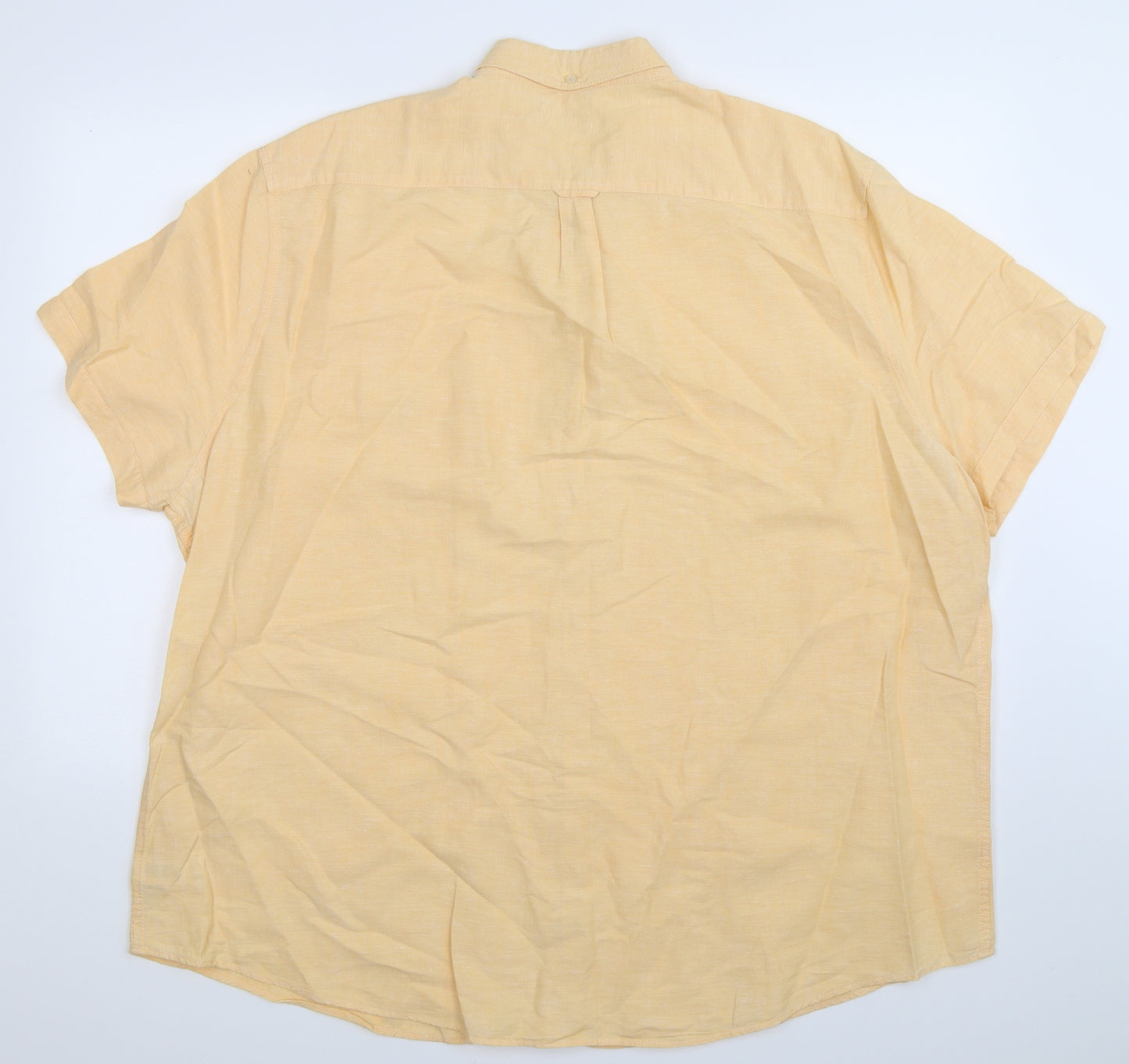 NEXT Mens Orange    Button-Up Size 4XL