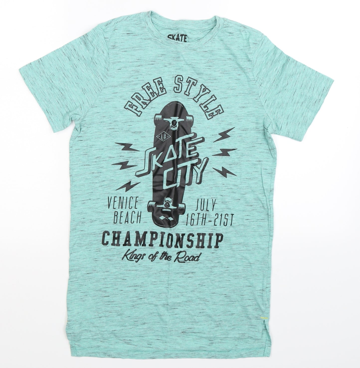 F&F Boys Green   Basic T-Shirt Size 10-11 Years