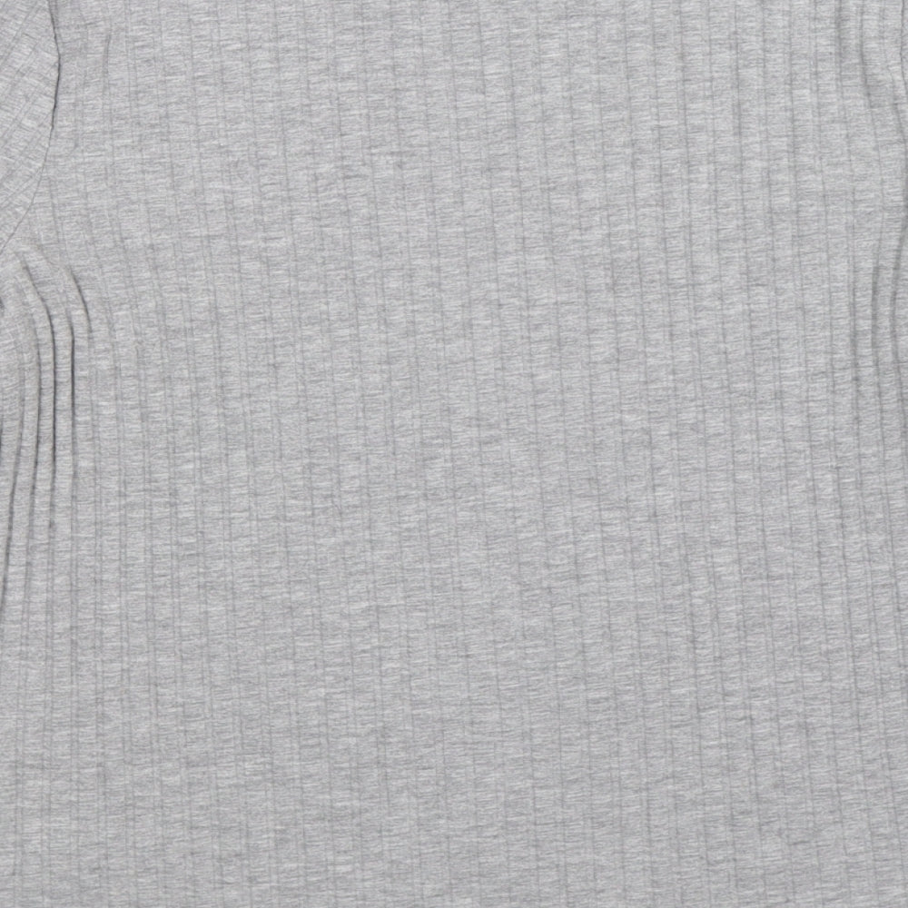 Marks and Spencer Womens Grey   Basic T-Shirt Size 16